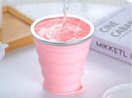 Taza plegable del silicón plegable de la taza del silicón de la categoría alimenticia para beber